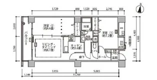東雲キャナルコートCODAN18号棟【8階】の間取り