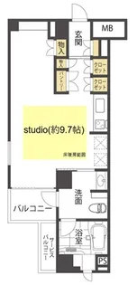 フィーノ渋谷【4階】の間取り