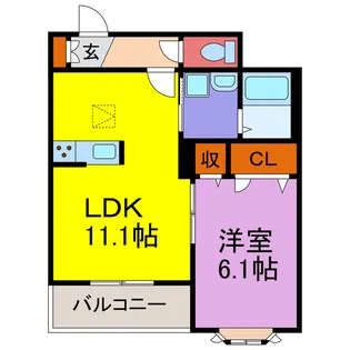 カルムリー福崎BC【2階】の間取り