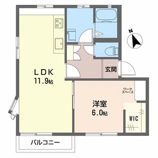 フレグランス リッチ【2階】の間取り