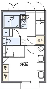 レオパレスグリーンハウスV【1階】の間取り