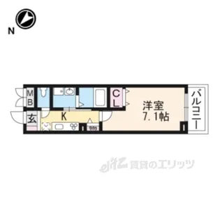 ブライトアイリス【3階】の間取り