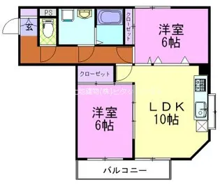 コーポラシオン【3階】の間取り