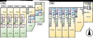 カレンレジデンス【2階】の間取り