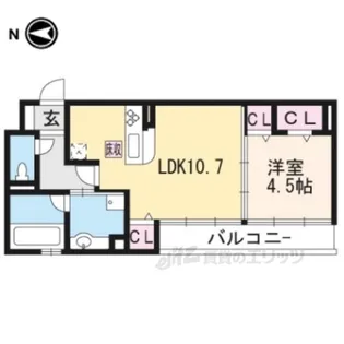 エンフォルド【1階】の間取り