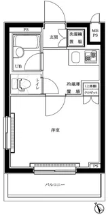 ルーブル蒲田南【2階】の間取り
