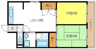 ルネサンライズHORIMOTO【3階】の間取り