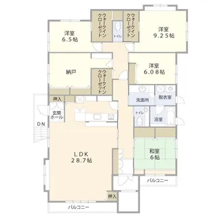 GRANDE PINO III【2階】の間取り