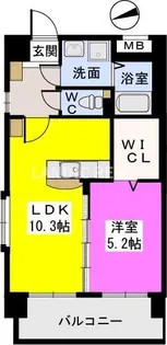 グレイス サンビオ【6階】の間取り