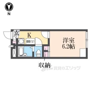 レオパレス秀【1階】の間取り
