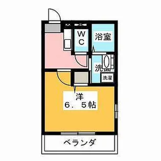 アンジュレジデンス【2階】の間取り