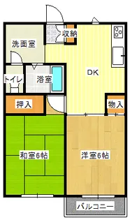アルスピアIII【2階】の間取り