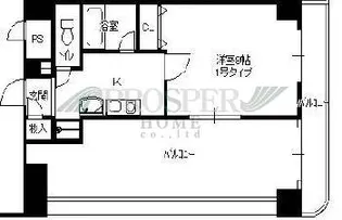 パークサイド中本【2階】の間取り