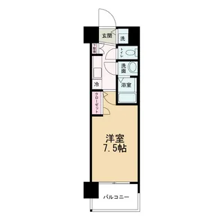 スワンズシティ新大阪プライム【9階】の間取り