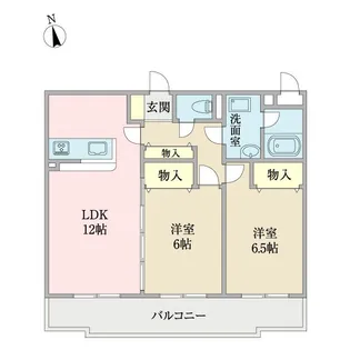 グランクール【2階】の間取り