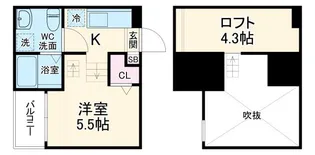 プランドールN【1階】の間取り