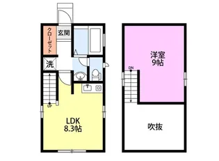 マゴコロ・ヴィレッタ七軒【1階】の間取り
