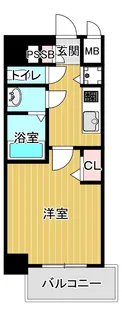 ゼオン大阪EAST【9階】の間取り