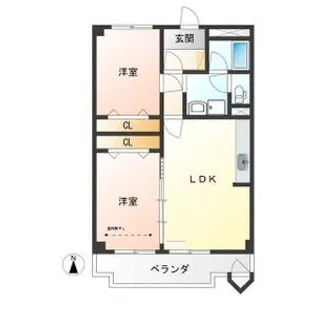 カーサ・エルドラード【3階】の間取り
