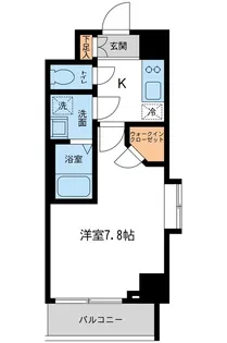 プライムアーバン住吉II【4階】の間取り