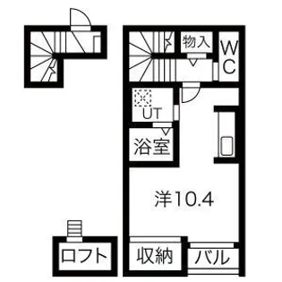 フェルトHanDen【2階】の間取り