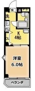 三澤マンション【3階】の間取り