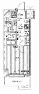 ルーブル川崎七番館【8階】の間取り