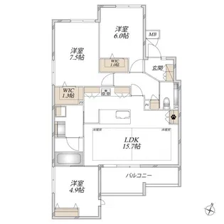 MAISON碧【2階】の間取り