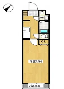 casa de B.B【3階】の間取り