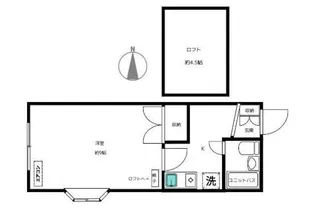 ハイムエトワール【1階】の間取り