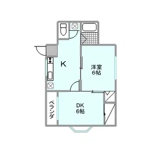 Lハイツ【1階】の間取り