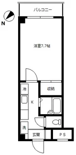 シルキーハイツ【4階】の間取り