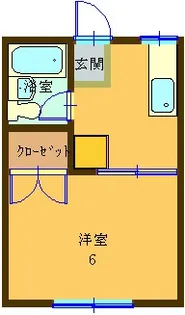 パレスエクセレントB【1階】の間取り