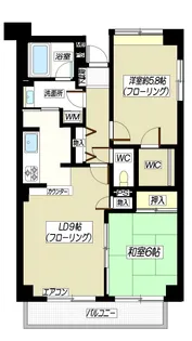 プランヴェール湘南鵠沼 (2F)【2階】の間取り