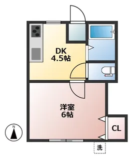 フェニックスカネヨ平和台【1階】の間取り