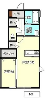 バジリスク・エム【1階】の間取り