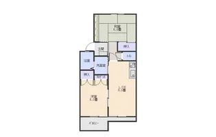 フェルメンテ杉山【2階】の間取り