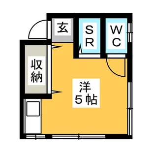 三晃荘B棟【2階】の間取り
