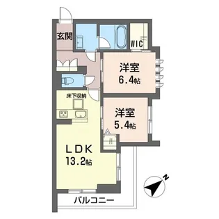 クラーロ【3階】の間取り