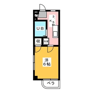 コーポタケダ【3階】の間取り