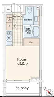 カスタリア初台II【3階】の間取り