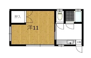 ロイヤルハウスホソゴエ【1階】の間取り