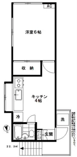 ホワイトヒル【2階】の間取り