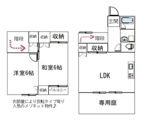 福島県郡山市静町【一戸建】の間取り