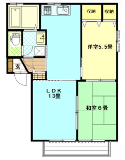 アルト・プラッツI【2階】の間取り