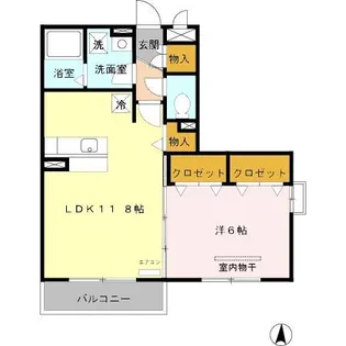 リシェスSERI【2階】の間取り