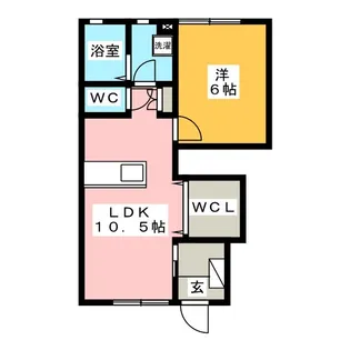 ル・ジャルダン【1階】の間取り