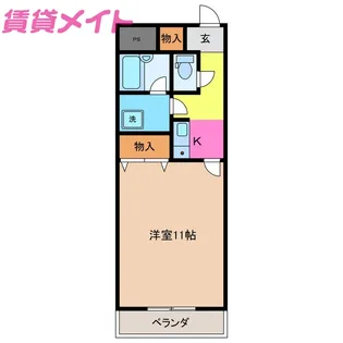 クレマチス【3階】の間取り