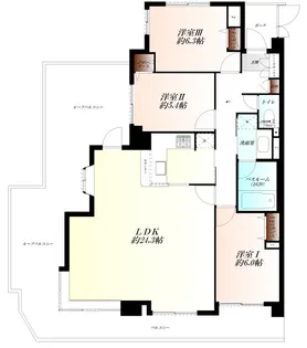 ダイアパレス熊谷桜堤【7階】の間取り