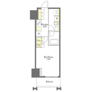 プライムメゾン横濱日本大通【9階】の間取り